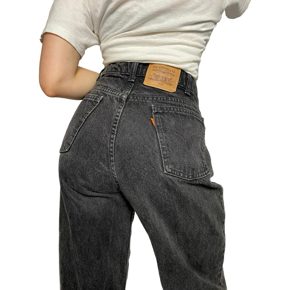 Vintage Levi’s Orange Tab Black Denim Jeans🧡